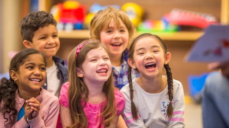 Teacher Reading a Story to Her Students